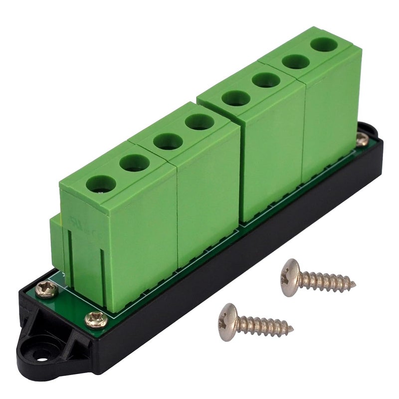 OONO 52Amp 600V 2x4 Position Terminal Block Distribution Module. D-1664GP - Image 2